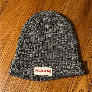 Rogue Charcoal and Light Gray Knit Beanie